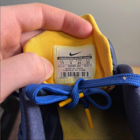 Nike Kobe 9 Blue Yellow - Picture 7 of 11